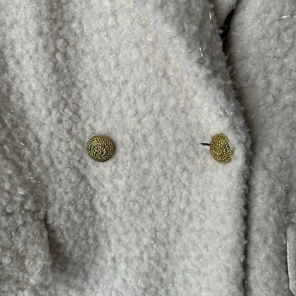 BCBGMAXAZRIA sz M off white heavy winter Coat - Picture 3 of 10